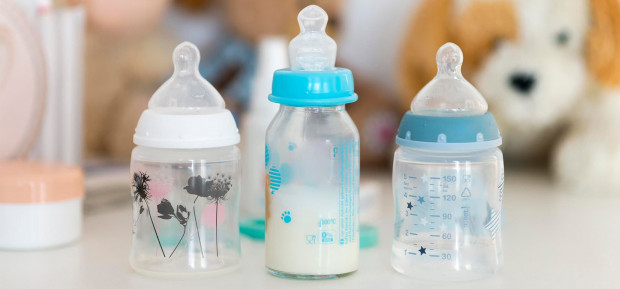Biberon à lait en Silicone pour bébé, avec embout Standard, pour