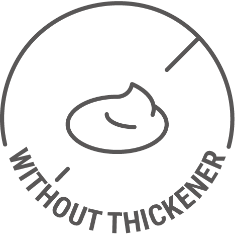 Without thickener